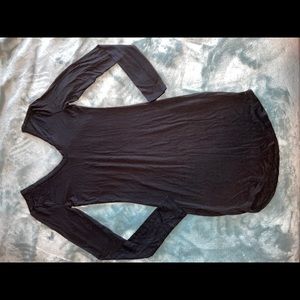 Garage V-neck cocktail dress